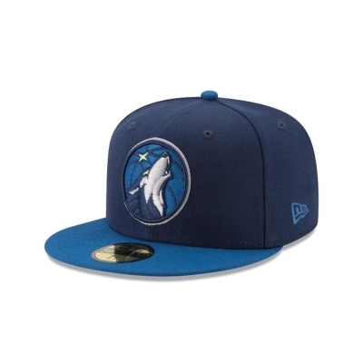 Sapca New Era Minnesota Timberwolves NBA 2Tone 59FIFTY Fitted - Albastri